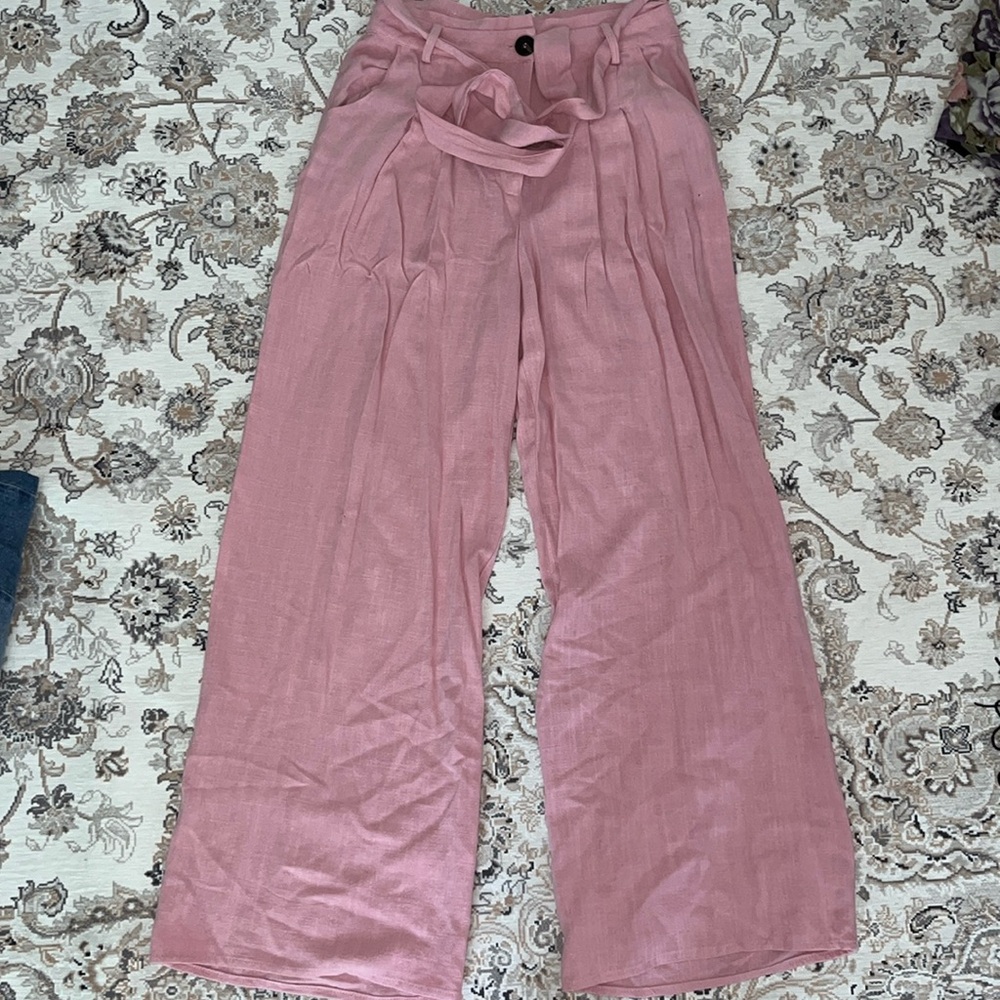 Lulus Wide Leg linen Pants💓